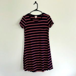 Mossimo Supply Co. Red, White, and Blue T-Shirt Dress.
